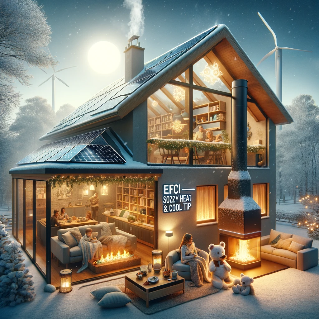Unlock the secret to a cozy winter with our Efficient - Cozy Winter's Heat and Cool Tips. Learn how solar energy can transform your home.